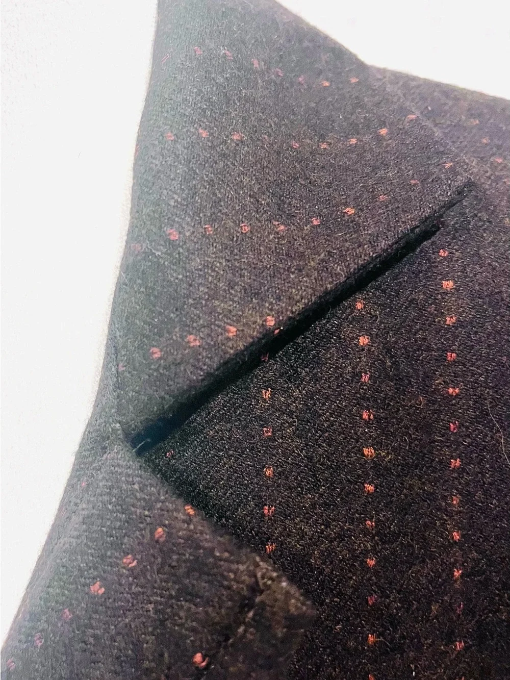 Brown Tailored 3 Button Wool Cashmere Blazer Size 4 Fitted Equestrian Academia